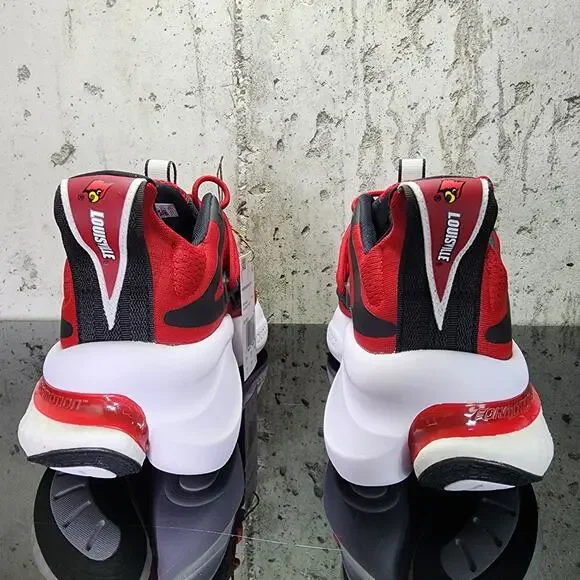 MSRP $130 Louisville Alphaboost V1 Shoes Men's 10 Red/Black - Picture 4 of 7